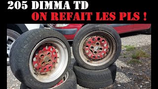 205 Dimma TD  restauration des jantes PLS [upl. by Ojillib]