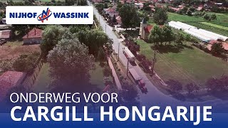 Mengvoeder transport  Cargill Hongarije  NijhofWassink [upl. by Wehtam734]