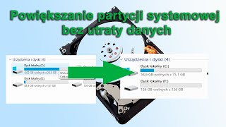 Powiększanie partycji systemowej bez utraty danych [upl. by Aicena]