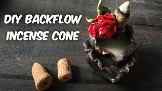 How To Make A DIY Backflow Incense Burner Cone  Smoke Fountain Cone  Whimsy Crafter [upl. by Joelle]