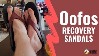 Oofos Recovery Footwear Review  Ooriginal Sports Sandal [upl. by Enra]