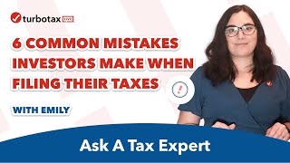 6 Common Mistakes Investors Make When Filing Their Taxes — Ask a Tax Expert [upl. by Swainson]