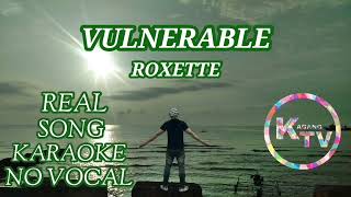 Vulnerable  Roxette  Karaoke [upl. by Esmerolda]