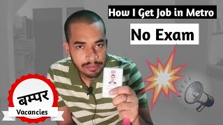 How to get job in RRTS Namo Bharat Train  Mujhe metro me job kaise mila  Metro Job Vacancies [upl. by Camilia]