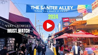 Los Angeles Santee Alley Walking Tour  Los Angeles Tour Guide 2024 California Ultra HD 60fps Uncut [upl. by Eniliuqcaj]