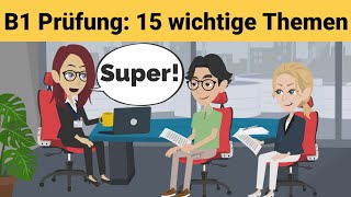 Mündliche Prüfung Deutsch B1  Gemeinsam etwas planenDialog  15 wichtige Themen  sprechen Teil 3 [upl. by Aihsyak58]