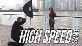 How to use High Speed Sync HSS for shooting portraits outdoor [upl. by Adekan]