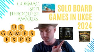 Board Game News Solo Board Games from UKGE 2024 [upl. by Janet]