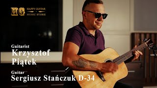 Dreadnought acoustic guitar by Sergiusz Stańczuk D34 [upl. by Surdna]