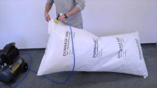 Stausäcke Befüllung  Filling Dunnage Bags [upl. by Linus]