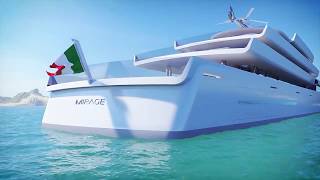 Fincantieri Yachts Mega Yacht Project Mirage [upl. by Dadelos911]