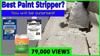 Testing Paint StrippersRemovers Kwik Strip vs Watco vs Citristrip The Results May Surprise You [upl. by Scales]