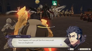 Fire Emblem Three Houses  Balthus And Constance Vs Death Knight Unique Dialogue [upl. by Creedon679]