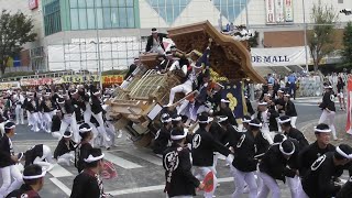 平成30年 9月15日 岸和田だんじり祭 午前曳行 かんかん場 「kishiwada DANJIRI matsuri」 kishiwada city OSAKA JAPAN 岸和田地車祭 [upl. by Anifesoj]