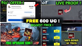 ✅ Free 600 UC amp Free Upgrade Aug Gun In Bgmi  Bgmi UC Up Event  New Ultimate Crate Opening Trick [upl. by Baptist]