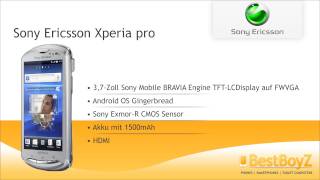 Review Sony Ericsson Xperia pro  BestBoyZ [upl. by Ecnarrat]