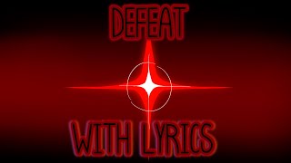 Defeat FNF with Lyrics Vs Impostor V4 Ft ToasterOven22 and XeniaHedgieStudios87 [upl. by Krahmer]