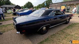 Brooklands American Day 2024 1969 Plymouth Sport Satellite and a Corvette C7 [upl. by Duester]