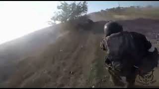 Russian recce patrol ambushed in Ukraine [upl. by Ailliw]