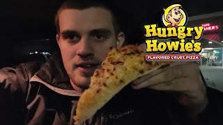 Hungry Howies Macaroni amp Cheese Pizza Review [upl. by Mecke66]