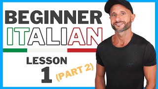 Beginner Italian Course Lesson 1 Part 2  Is it easy to learn Italian [upl. by Anomor]