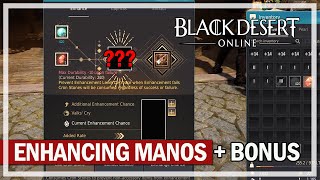 Black Desert Online  Enhancing Manos Tool  Bonus Clips [upl. by Nonad]