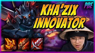 NEUE KHAZIX INNOVATOR COMP  Challenger  Teamfight Tactics TFT  SET 65 PBE [upl. by Ran365]