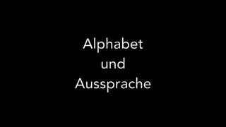 Englisch  Alphabet und Aussprache [upl. by Gardener]