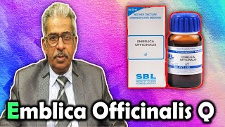 Homeopathy Medicine  Emblica Officinalis Q  Dr PS Tiwari [upl. by Ludie299]