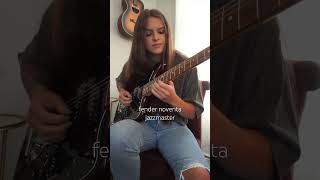 fender noventa jazz ✨ fender guitar jazzmaster guitarist music [upl. by Rowen70]