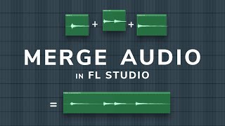 How To MergeConsolidate Audio In FL Studio 206 [upl. by Hollyanne]