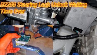 B2281 Toyota P Signal Malfunction  How to B2288 Steering Lock Unlock Waiting Time Over Toyota lexus [upl. by Aramad]