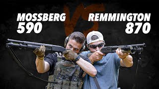 Best Budget Tactical Shotgun  Mossberg 590 vs Remington 870 [upl. by Brecher]