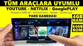 Tüm Araçlarla Uyumlu Full Android 8 Çekirdek 4GB64GB Carplay Android Auto Park Kamerası [upl. by Nevlin]