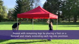 How to setup an instant canopy pop up tent [upl. by Yud]