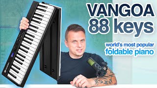 VANGOA 88 Keys Piano Keyboard Worlds Most Popular Foldable Piano Reviewed [upl. by Elttil]