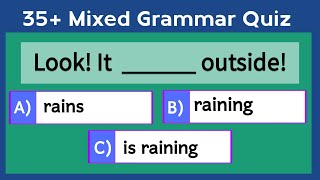 Can You Pass This Mixed ENGLISH GRAMMAR Challenge Try to Score 3636 English Grammar Quiz [upl. by Inesita]