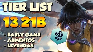 TIER LIST 6 MEJORES COMPS 1321B  TFT   AUMENTOS [upl. by Artied]