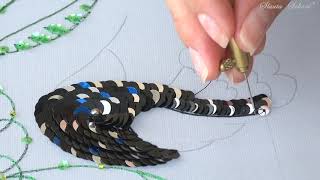 Luneville Embroidery Tutorial Professional Lesson 8 [upl. by Ahsirtal651]