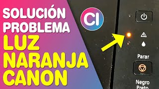 Solución problema Luz Naranja parpadeando Canon G1100 G2100 G3100  Resetear Impresoras Canon [upl. by Aivital]