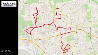 Ealing Half Marathon Route [upl. by Eeldivad]