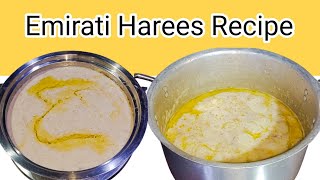 Hareesa Recipe  الهريس الاماراتي  Arabic hareesa  Emirati Harees  Chef Kashif [upl. by Eelak]