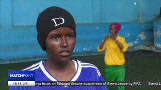 Young Mogadishu girls form countrys first female football club [upl. by Lhadnek]