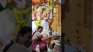 Playing musical instrument nachite like cheyyandi musicalinstrument ganeshpooja shorts [upl. by Ahsratan]