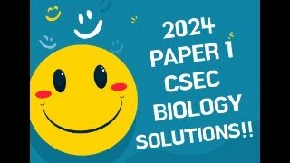 2024 CSEC Biology Paper 1 Solution [upl. by Valer880]