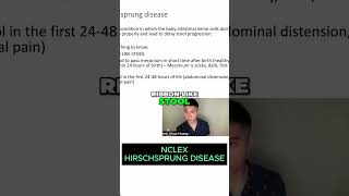 NCLEXHirschsprung disease in pediatric nursing [upl. by Ammeg]