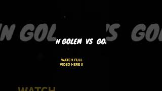 MOUNTAIN GOLEM VS GOLEM KING 👑 🤯clashofclans viralvideo shortsviral [upl. by Jaine]