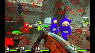 Left 4 Dead 2 Teletubbies Mod Gameplay  Max Settings [upl. by Atiuqrahs]