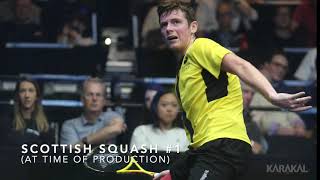 Greg Lobban Plays The Karakal Tec Pro Elite Squash Racket [upl. by Nets877]