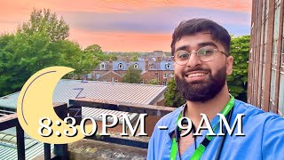 Last 4 Night Shifts Vlog 830PM9AM  Junior Doctor UK [upl. by Jaehne]